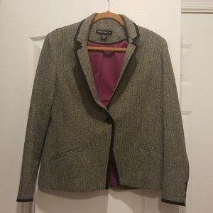 Quincy wool herringbone jacket/blazer